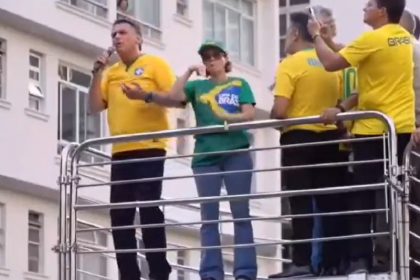 Bolsonaro fez discurso para multidão que foi a Paulista neste domingo (Imagem: X/Reprodução)