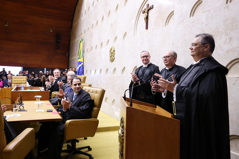 Flávio Dino assume vaga no STF em solenidade com 800 convidados (Foto: Antonio Augusto/SCO/STF)
