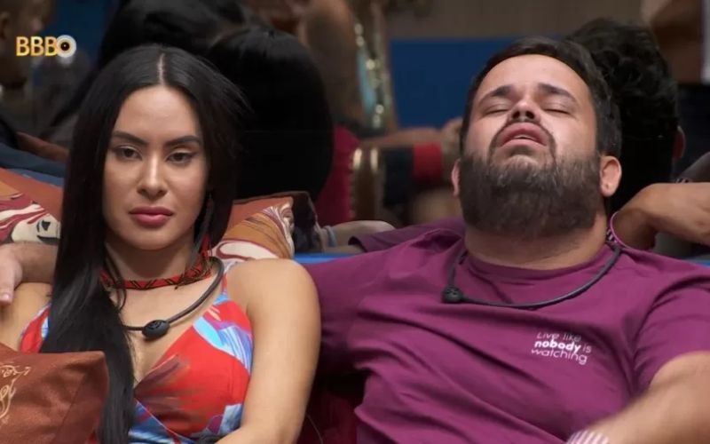 Michel votou em Isabelle e com isso ela foi a mais votada do quarto Fada e agora está no segundo Paredão seguido (Imagem: Reprodução/Globoplay)