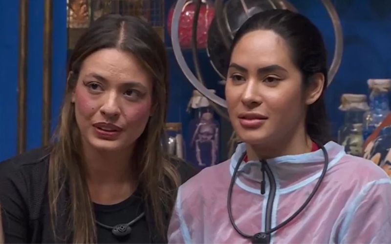 Isabelle e Beatriz venceram a prova do líder e, na noite desta sexta-feira terão que decidir quem será a Líder (Foto: Reprodução/Globloplay)