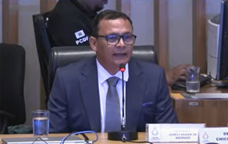 Empresário Joveci Xavier é um dos alvos da operação da PF (Imagem: CLDF/YouTube/Reprodução)