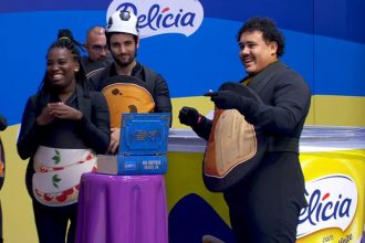 Lucas Henrique venceu prova e se tornou o novo líder do BBB 24 (Imagem: Globoplay/Reprodução)