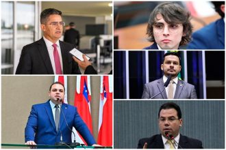Disputa pela Prefeitura de Manaus tem cinco pré-candidatos (Fotos: Divulgação)