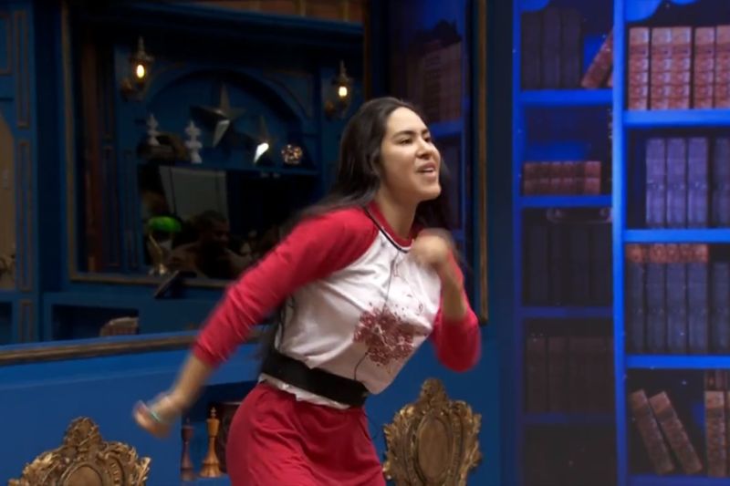 Isabelle dançou ao som da toada (Imagem: Reprodução/Globoplay)
