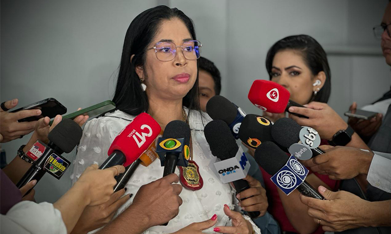 Delegada Joyce Coelho disse que suspeito cometida estupro desde que criança tinha 8 anos (Foto: Erlon Rodrigues/PC-AM)