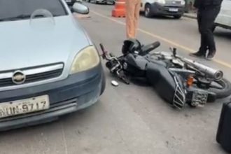 O homem estava a caminho do trabalho quando se envolveu no acidente (Foto: Divulgação-/Redes sociais)