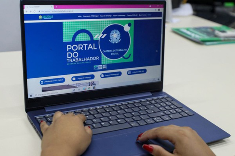 Inscrição é pela internet no Portal do Trabalhador (Foto: Divulgação/Secom)