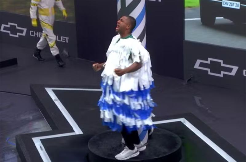 Davi grita ao vencer prova e se tornar o primeiro finalista do BBB 24 (Imagem: Globoplay/Reprodução)