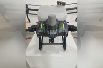 Drone com nome de Bolsonaro é destinado a pulverizar defensivo agrícola (Foto: Drone Bolsonaro/Divulgação)