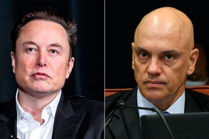 Elon Musk e Alexandre de Moraes