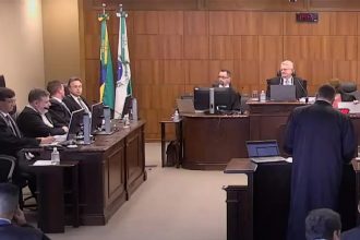 Plenário do TRE-PR: empate no julgamento de Sergio Moro (Imagem: TRE-PR/YouTube)