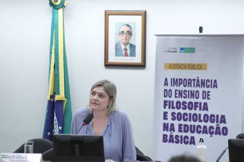 Deputada Luciene Cavalcante pretende criar a Frente Parlamentar de Defesa da Filosofia e Sociologia (Foto: Bruno Spada/Agência Câmara)