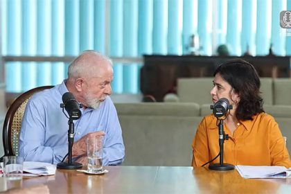 Presidente Lula com a ministra Nísia Trindade: apoio político (Imagem: Canal Gov./Reprodução)