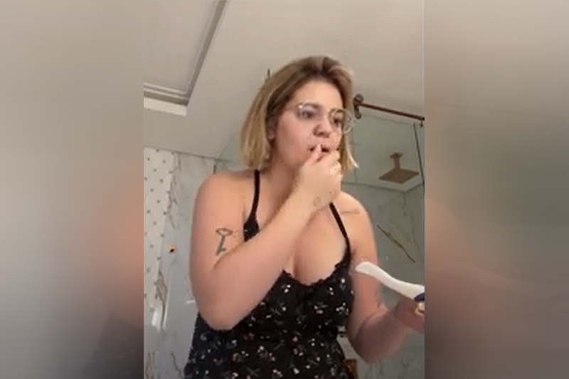Viih Tube se assustou ao saber resultado do teste de gravidez (Imagem: Instagram/Reprodução)