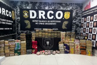 A droga apreendida pela polícia (Foto: Divulgação/PC)