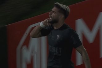Yuri Alberto marcou o primeiro gol na vitória do Corinthians (Imagem: X/Reprodução)