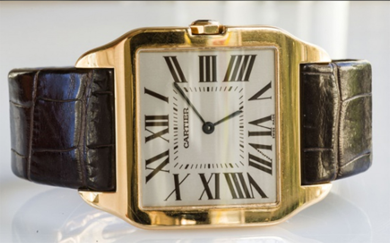 Relógio Cartier é do mesmo modelo ganho por Lula de presente (Foto: Cartier/Divulgação)