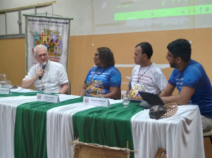 Arcebispo Leonardo Steiner e Sônia Oliveira anunciaram encontro do laicado em Manaus (Foto: AM ATUAL)