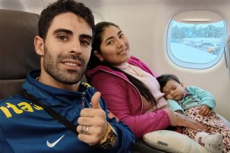 Rodrigo com a esposa Nelice e a filha nk vo de volta ao Amazonas: recomeçando a vida em Parintins (Foto: Acervo pessoal)