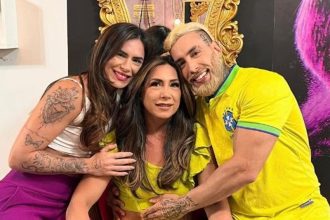 Djidja, Cleusimar e Ademar Cardoso (Foto: Divulgação/Instagram)