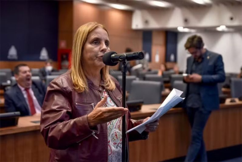 Lucia Helena foi denunciada pelo Ministério Público do Rio (Foto: Julia Passos/Alerj)