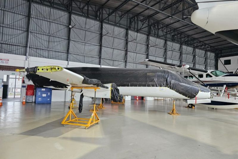 Aeronave apreendida (Foto: Divulgação/PF)