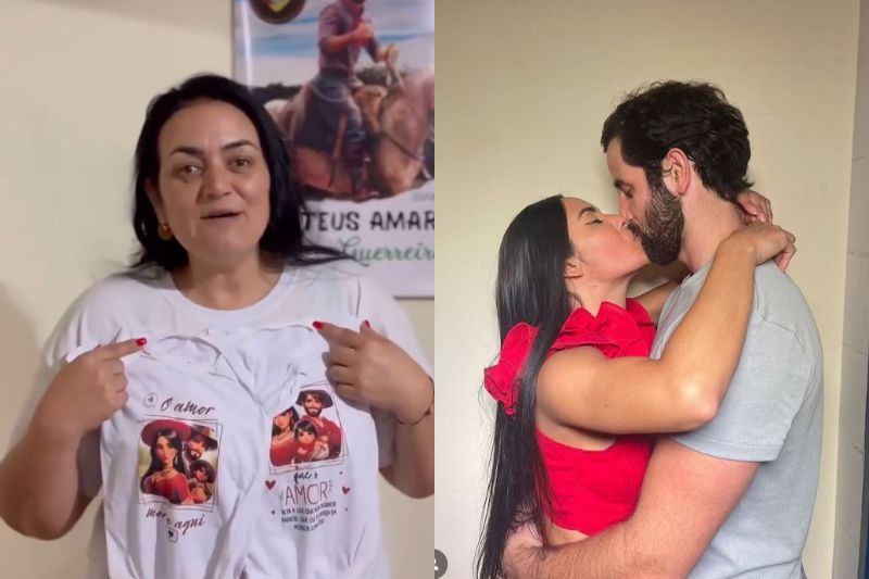 Luciane Amaral, mãe do gaúcho compartilhou as roupas nas redes sociais (Imagem: reprodução/Instaram)