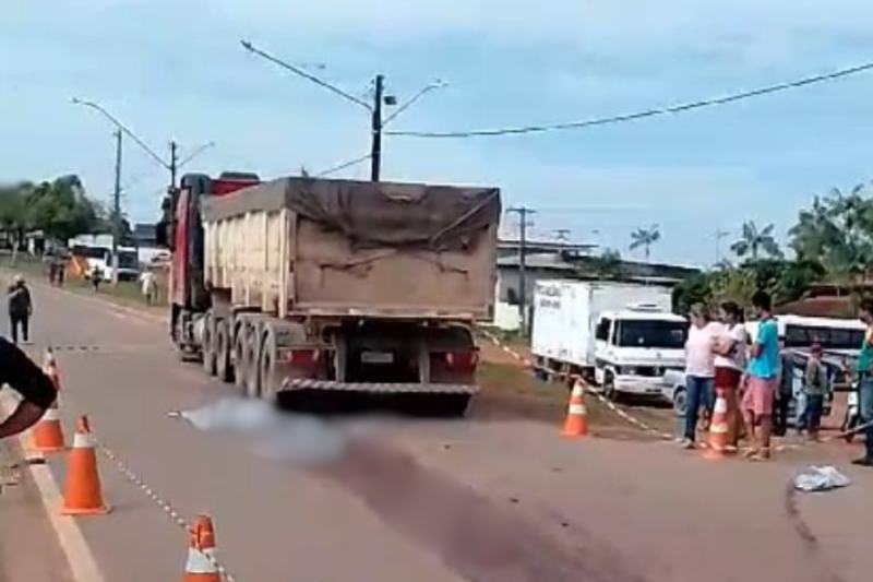 Com o impacto da batida, o homem teve partes do corpo arrancadas (Imagem: Divulgação/redes sociais)