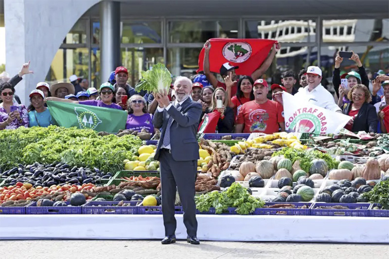 Presidente Lula lançou o Plano Safra da Agricultura Familiar (Foto: Antônio Cruz/ABr)