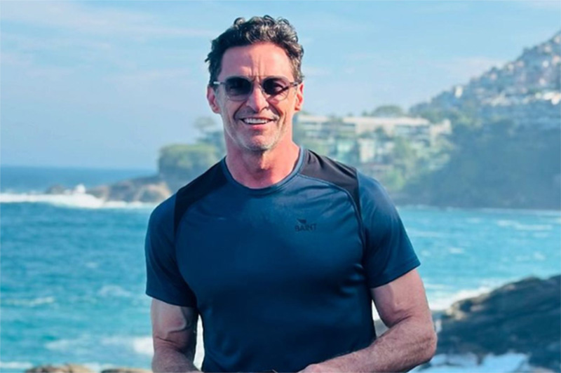 Ator Hugh Jackman no Rio de Janeiro: promoção de novo filme (Foto: Instagram/@hugjackman)