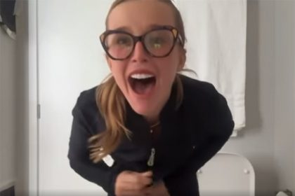 Atriz Duda Reis gritou ao saber que teste de gravidez deu positivo (Imagem: Facebook/Reprodução)
