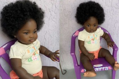 Bebê não teve o nome e nem a localização divulgados (Imagem: TikTok/Reprodução)