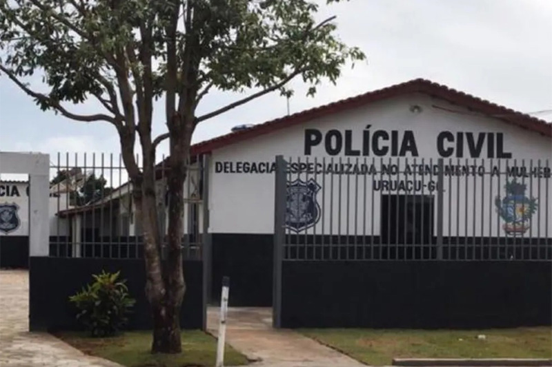 Mulher foi presa por policiais civis da Delegacia de Uruaçu (Foto: Polícia Civil/SP/Divulgação)