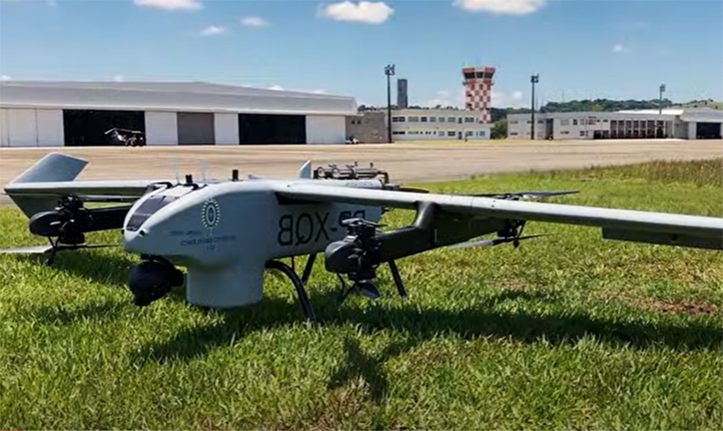 Drone Nauru será equipado com mísseis para operações em áreas de fronteira