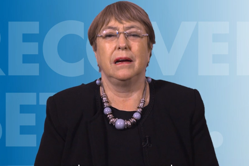Michelle Bachelet alerta sobre perda da confiança na democracia (Imagem: YouTube/Reprodução)