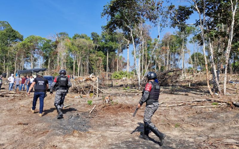 O local recebeu o nome de  área como "Comunidade Nova Mauá" (Foto: Divulgação/Suframa)