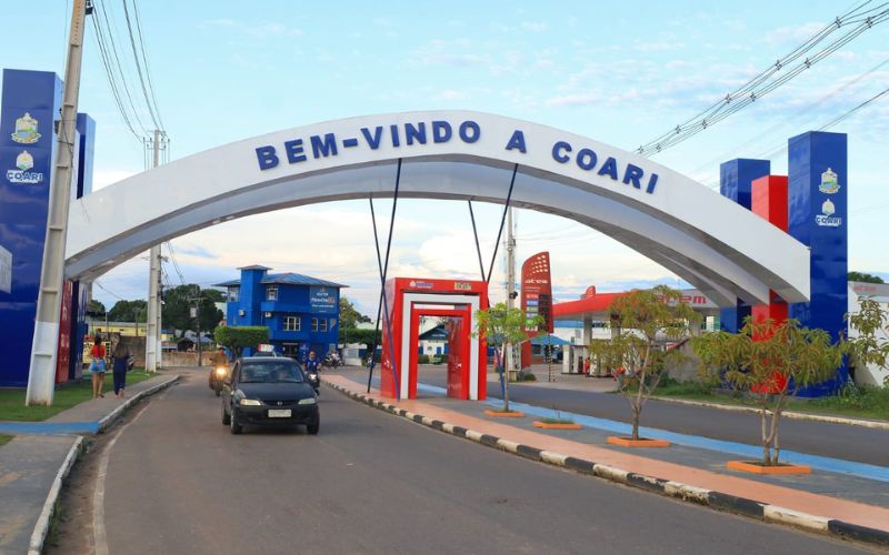 Município de Coari ( a 363 quilômetros de Manaus) (Foto: Arthur Castro/Secom)