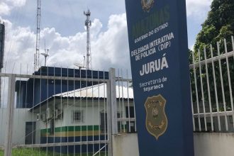 A delegacia de Juruá cumpriu mandado de prisão pelo homicídio (Foto: Divulgação/PC-AM)