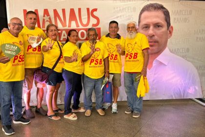 Grupo de resistência do PSB declara apoio a Marcelo Ramos para prefeito de Manaus (Foto: Valmir Lima/AM ATUAL)