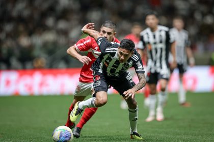 Zaracho em lance de jogo: Atlético-MG foi mais eficiente que o CRB (Foto: Pedro Souza/Atlético-MG)