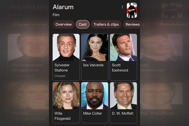 Atriz Isis Valverde está no elenco de Alarum, filme com Sylvester Stallone (Imagem: Instagram)