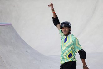 Augusto Akio ficou com o bronze em prova muito disputada (Foto: Luiza Moraes/COB)