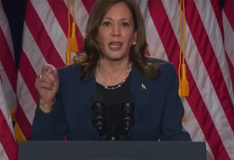 Kamala Harris disputará a Presidência dos EUYA contra Donald Trump (Imagem/CNN/YouTube)