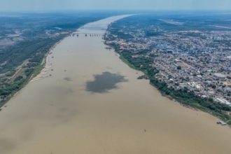 Rio Madeira (Foto: Leandro Morais/ SMC/Porto Velho)