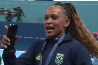 Rebeca Andrade igualou conquistas de velejadores em número de medalhas olímpicas (Imagem: YouTube)