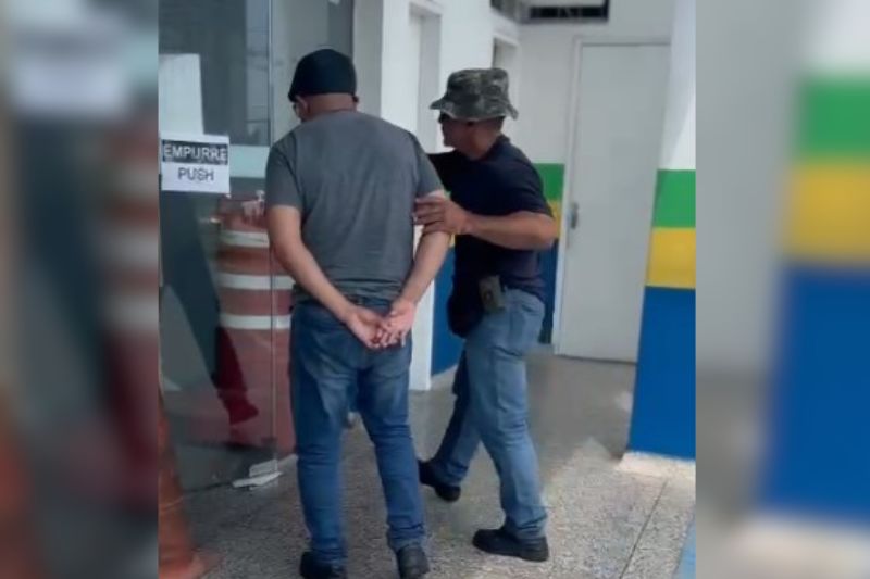 O professor, de 44 anos, foi preso em Manaus (Foto: Divulgação/PC-AM) 