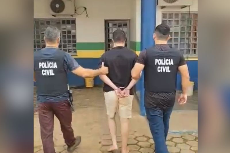 Eberson Martins, segundo a polícia, causou prejuízo de R$ 6 mil em dois estabelecimentos em Humaitá se passando por policial (Foto: Divulgação/PC-AM)