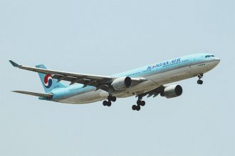 Avião da Korean Air sofreu turbulência em voo entre Seul e a Mongólia (Foto: Korean Air/Divulgação)