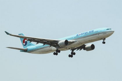 Avião da Korean Air sofreu turbulência em voo entre Seul e a Mongólia (Foto: Korean Air/Divulgação)