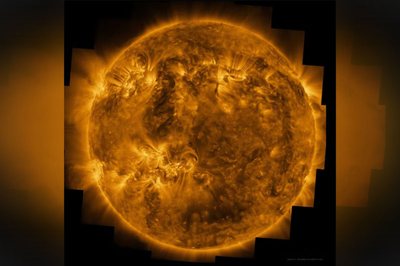 Sol em imagem de alta resolução: registro com satélite de última geração (Foto: ESA & Nasa/Solar Orbiter/EUI Team)